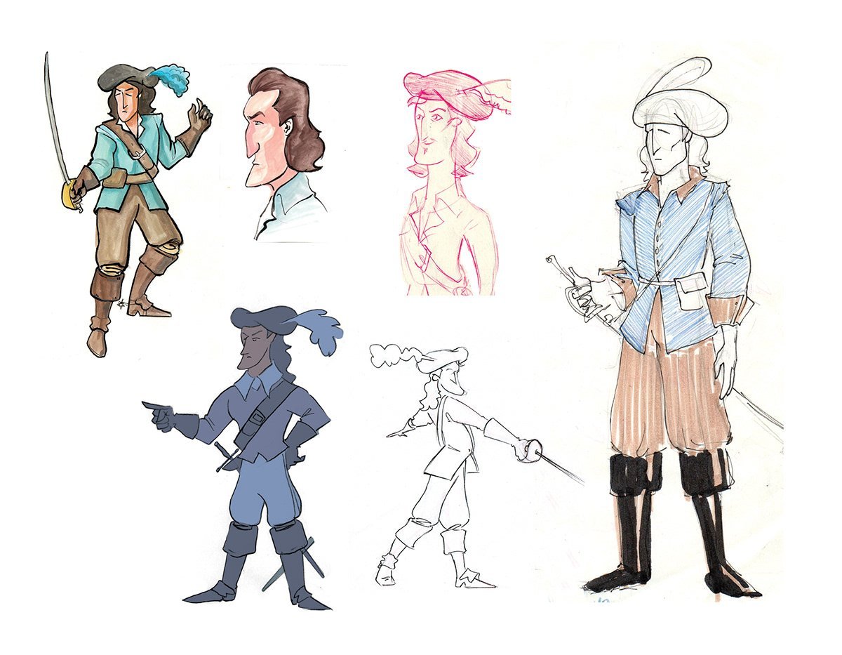 Три мушкетера арт