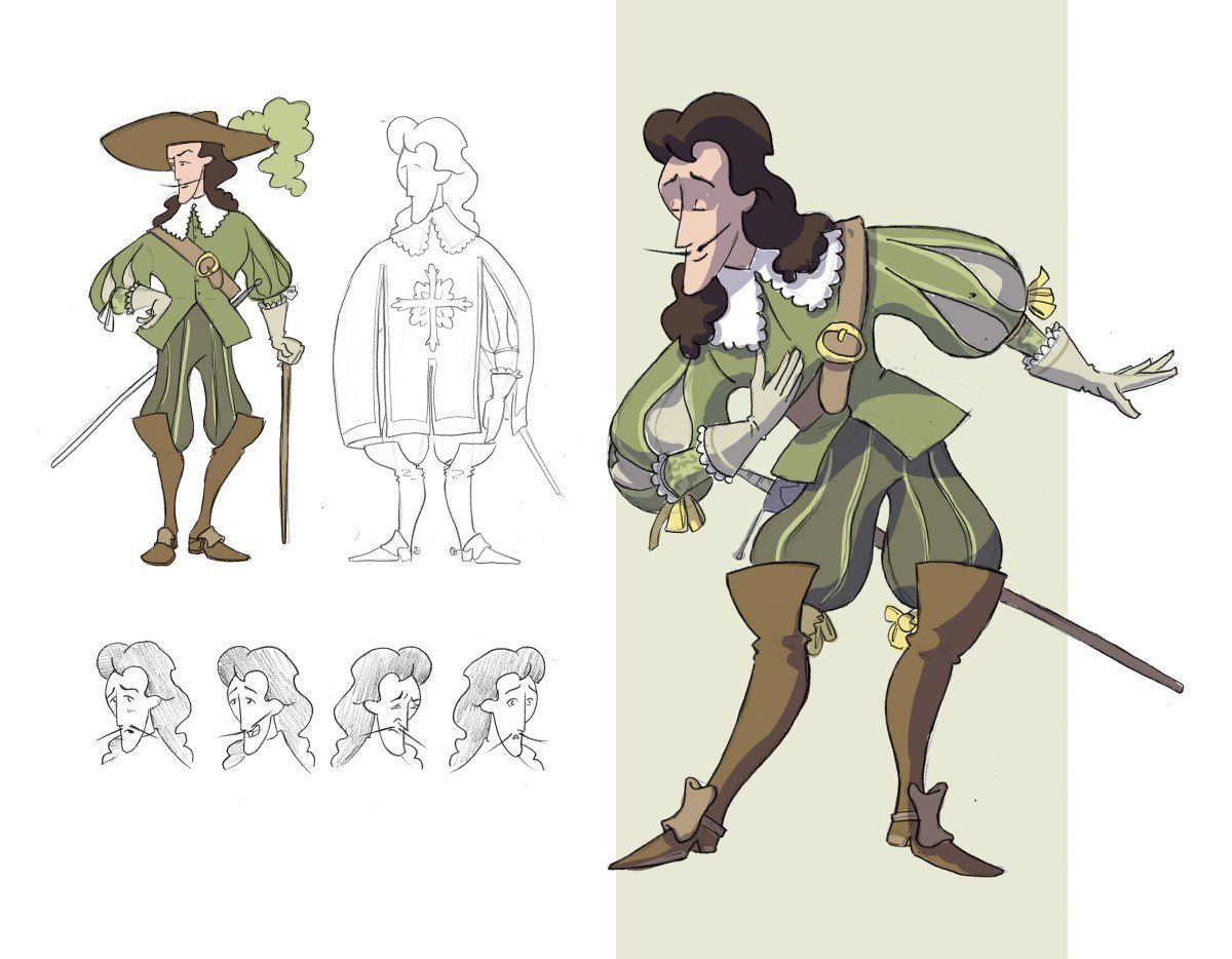 Три мушкетера Картун