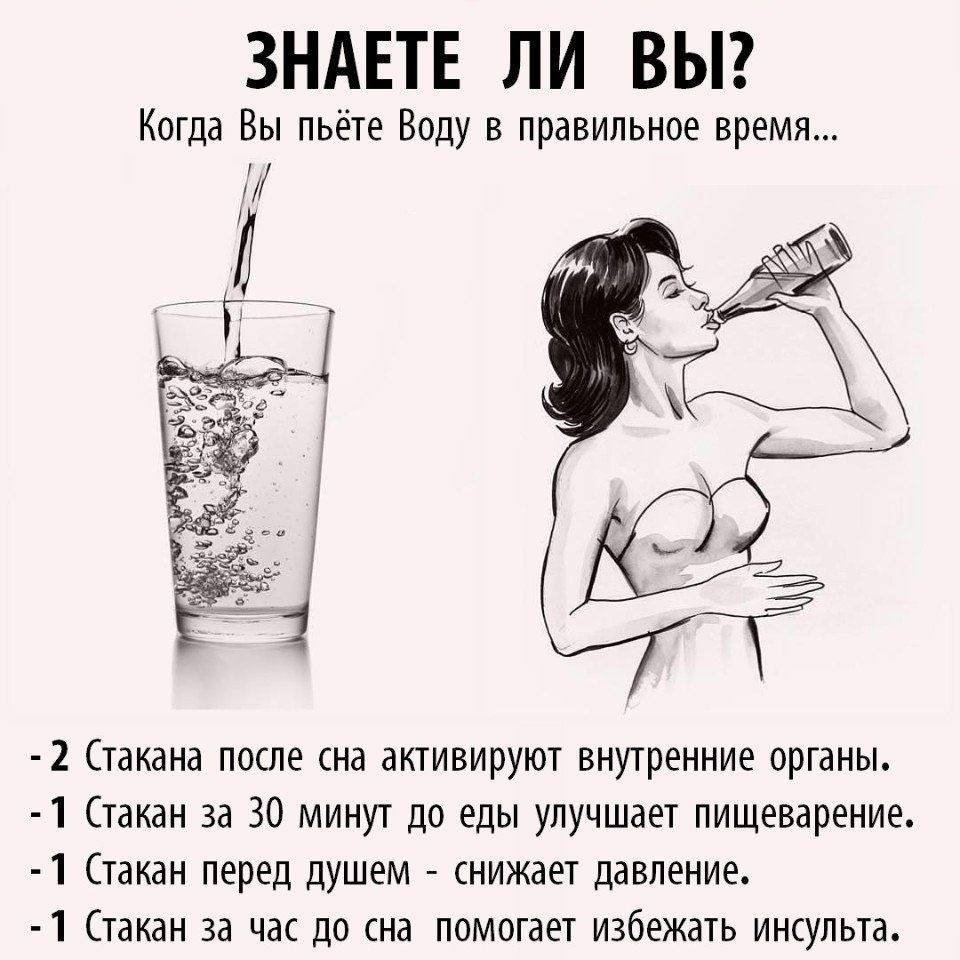 Воду надо пить сидя