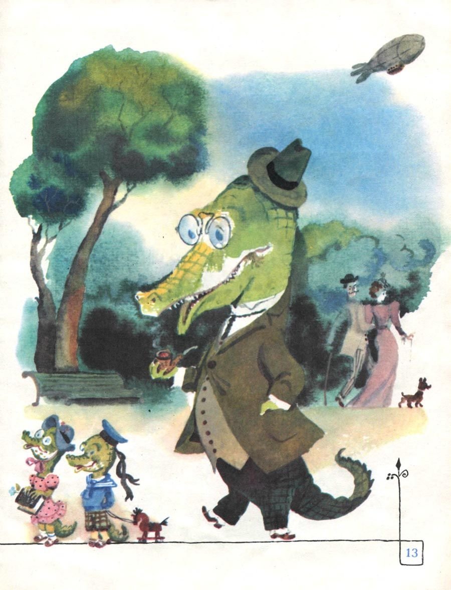 Корней Чуковский крокодил Конашевич