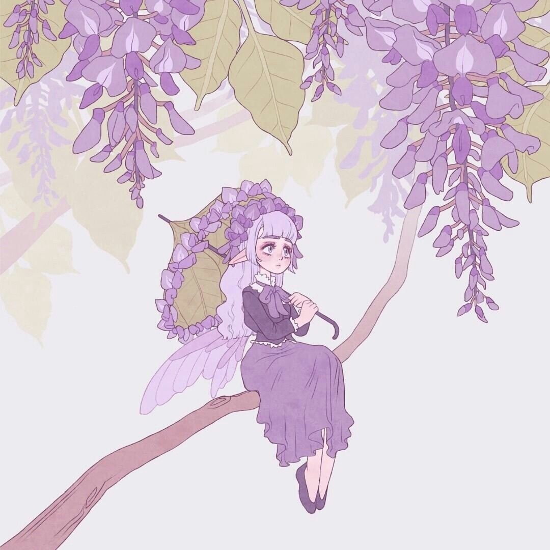 Lilac Fairy - Cicely Mary Barker