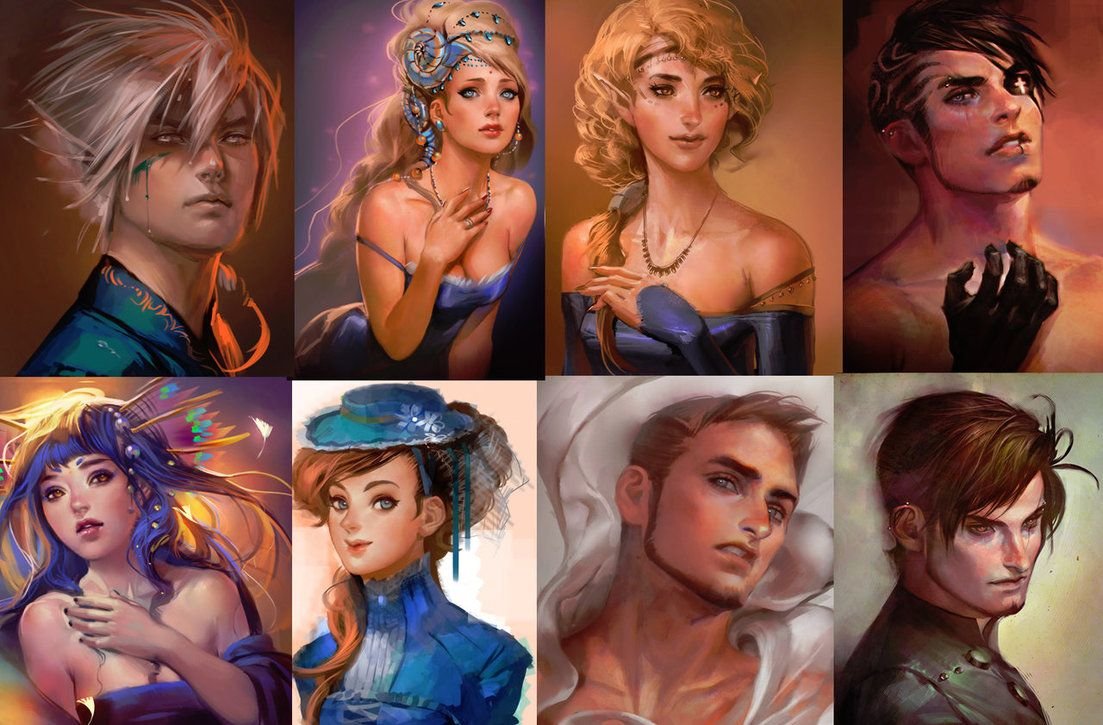 Покрас лица референс