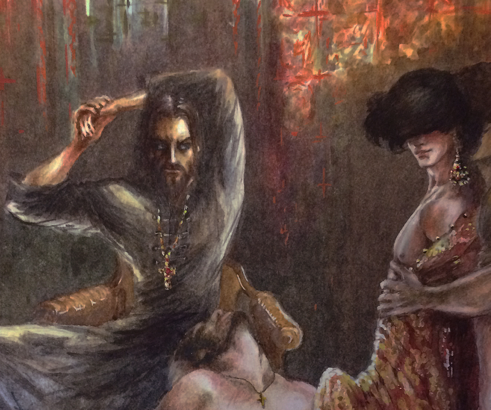 Иван Грозный красивым шрифтом карандашом