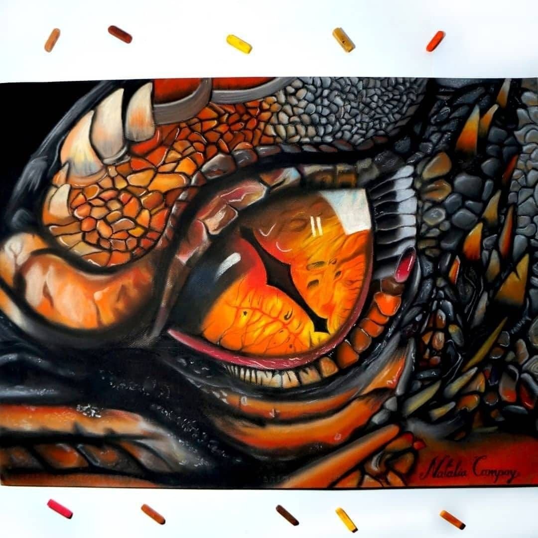 Смауг арт акрилом