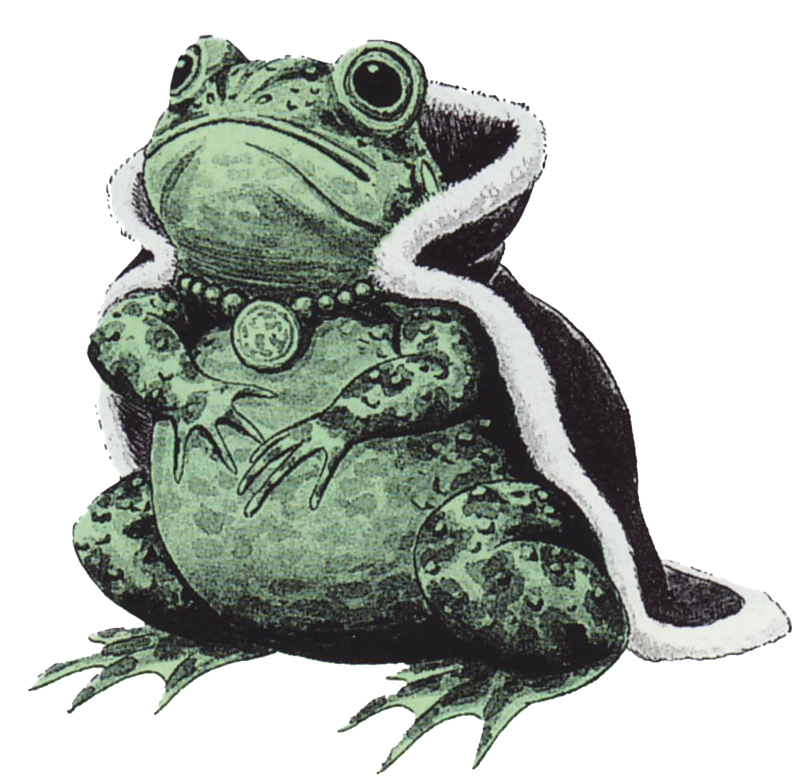 Лягушка карандашом