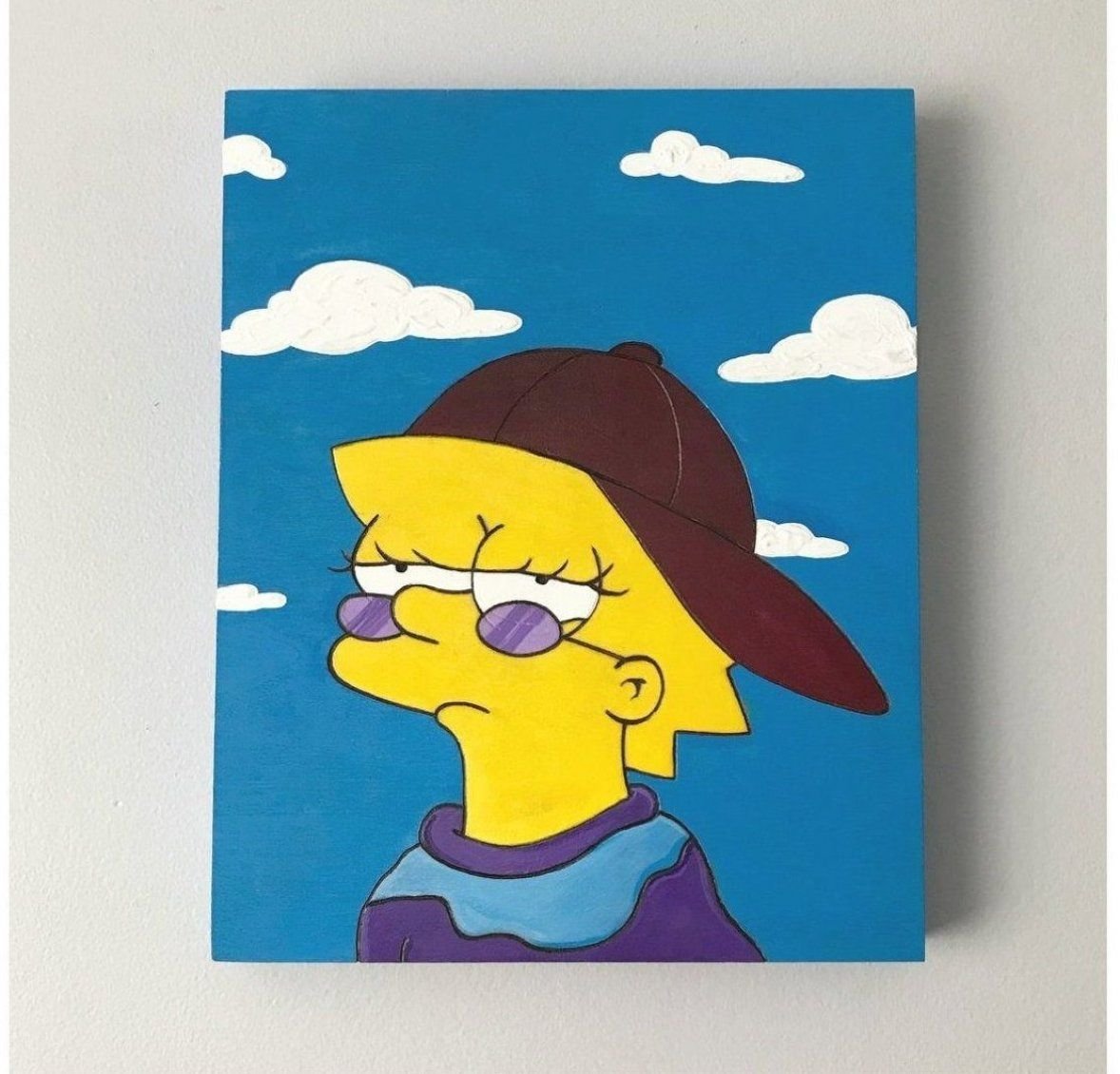 Прикольные рисунки на холсте