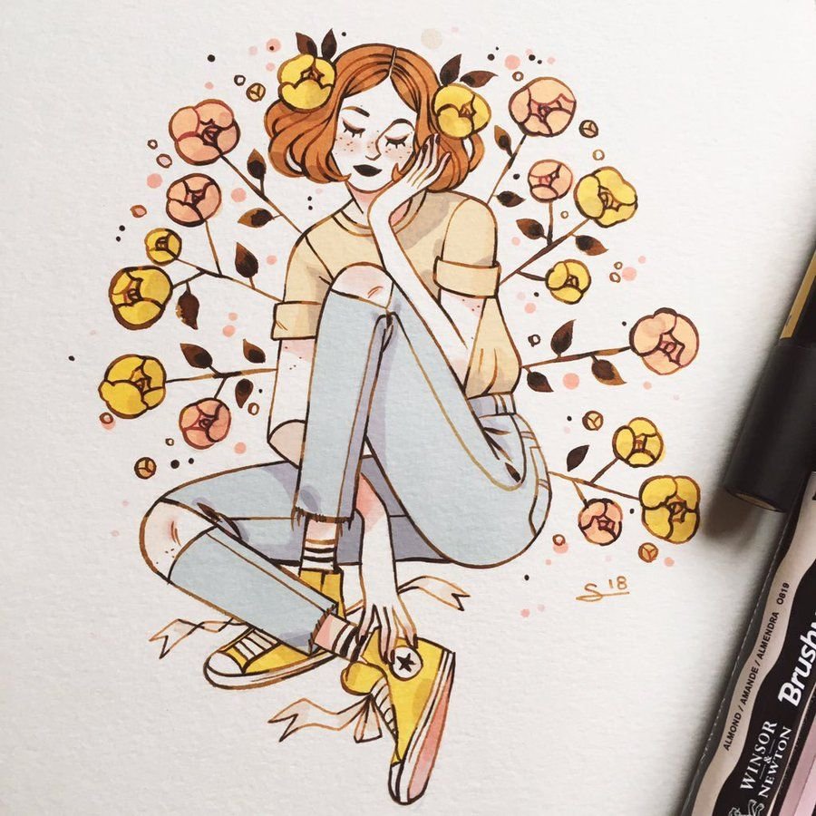 Рисунки лица Пинтерест