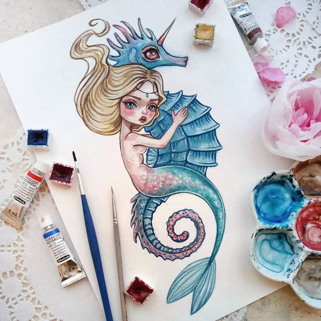 Иллюстрации маркерами