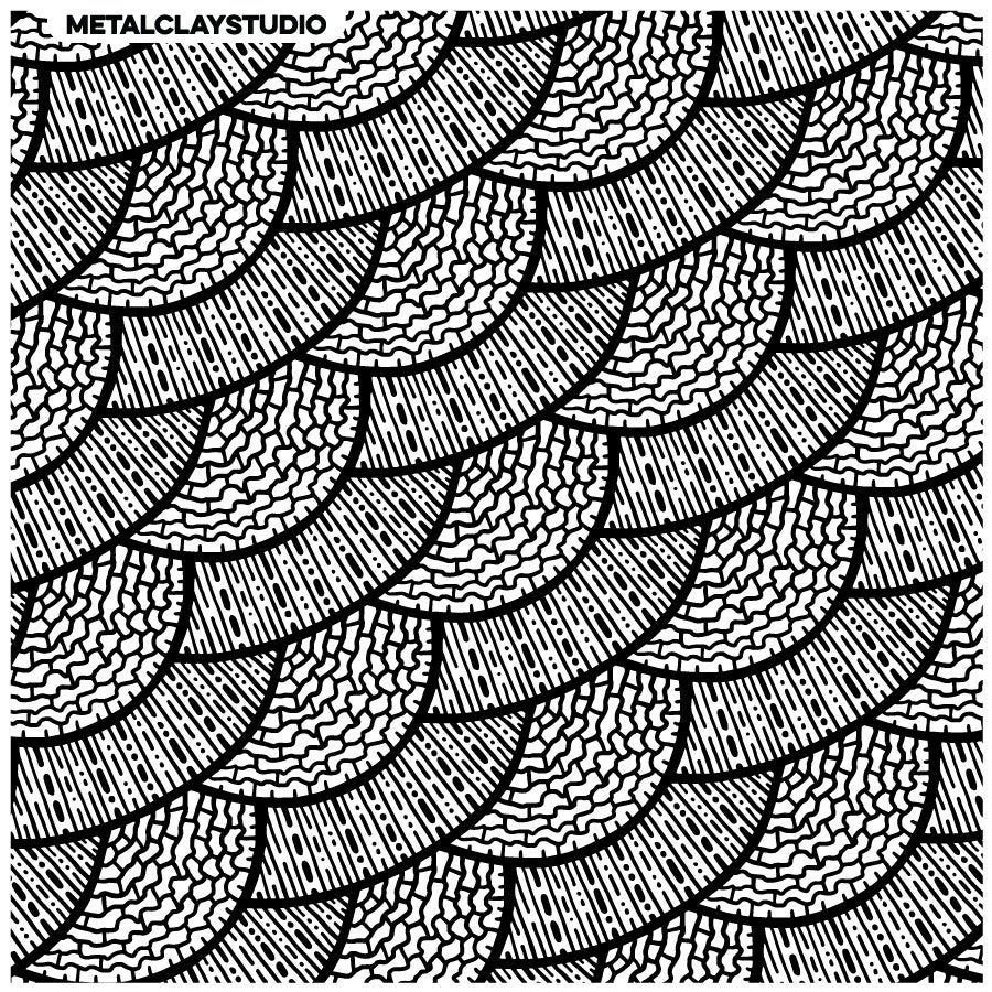 Рыбья чешуя рисунок