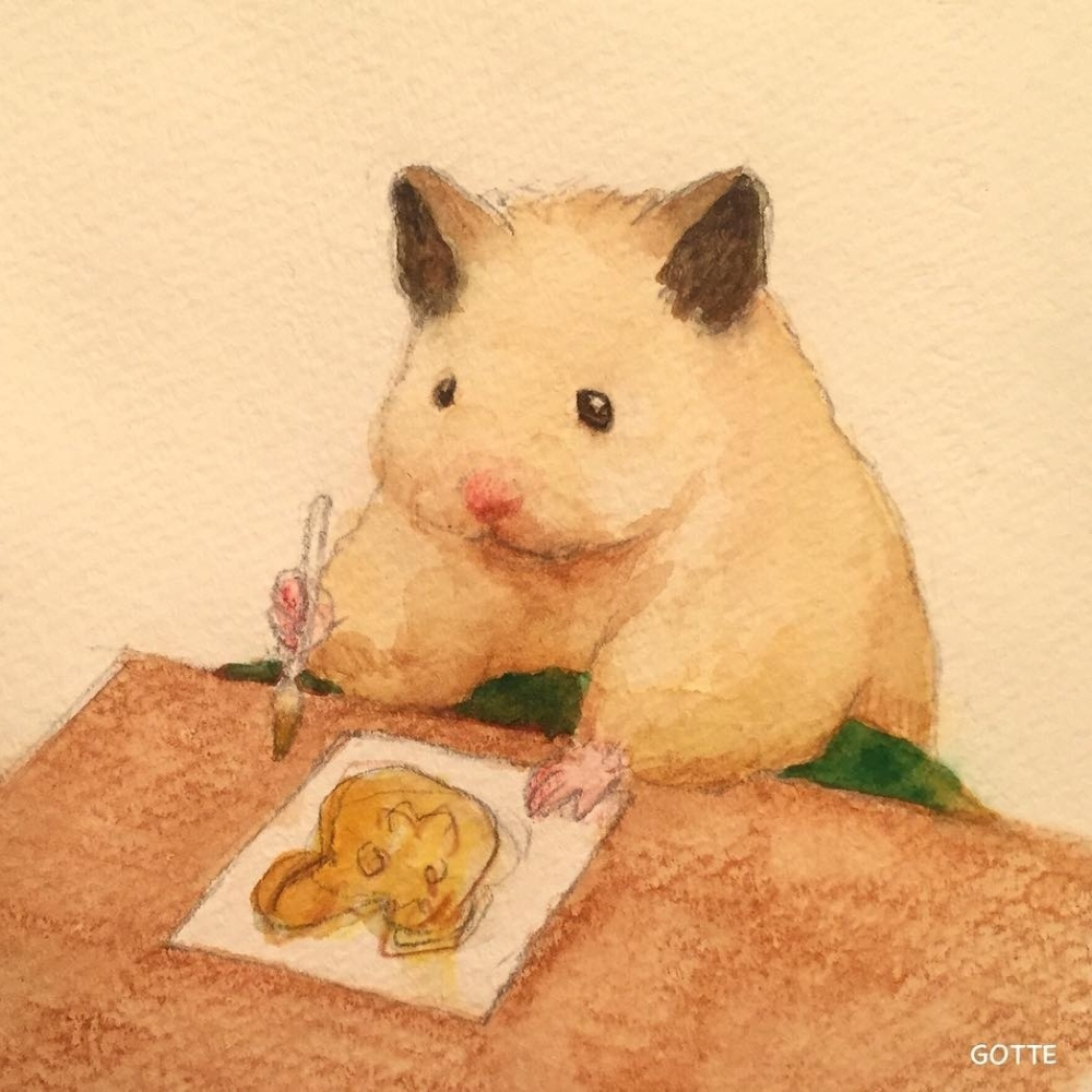 Анимешный хомяк