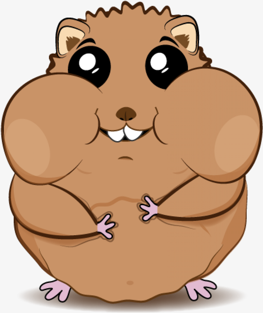 Милый хомячок арт