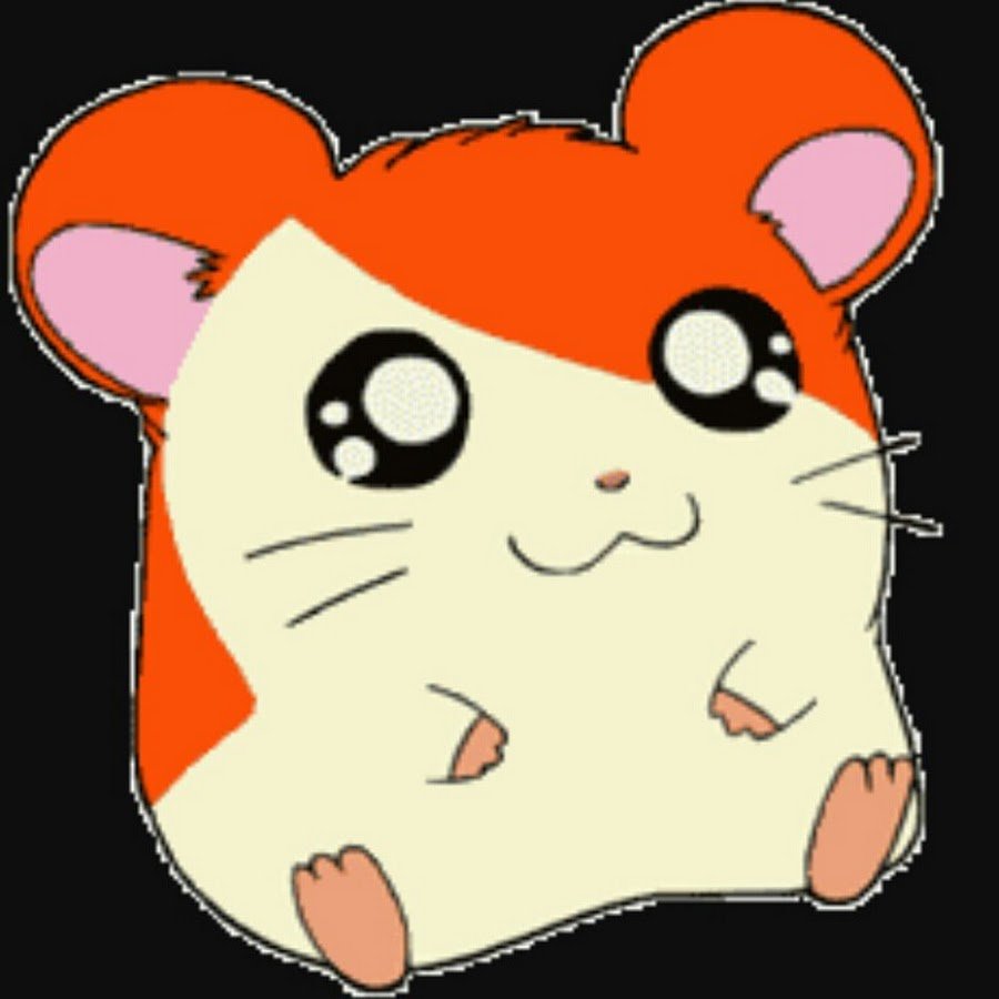 Хомяк мультяшный милый