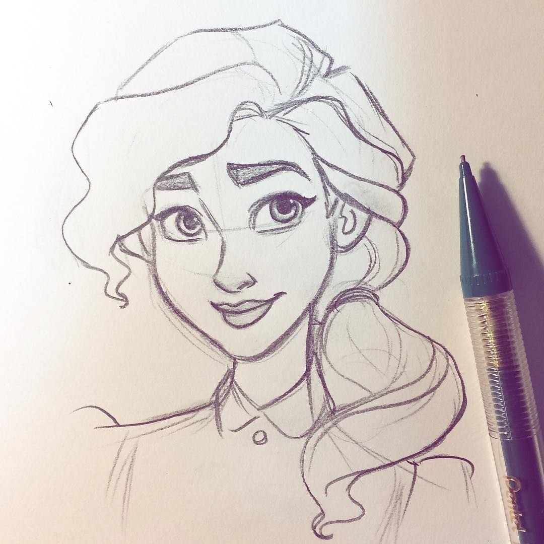 Дональд дак Диснея эскиз