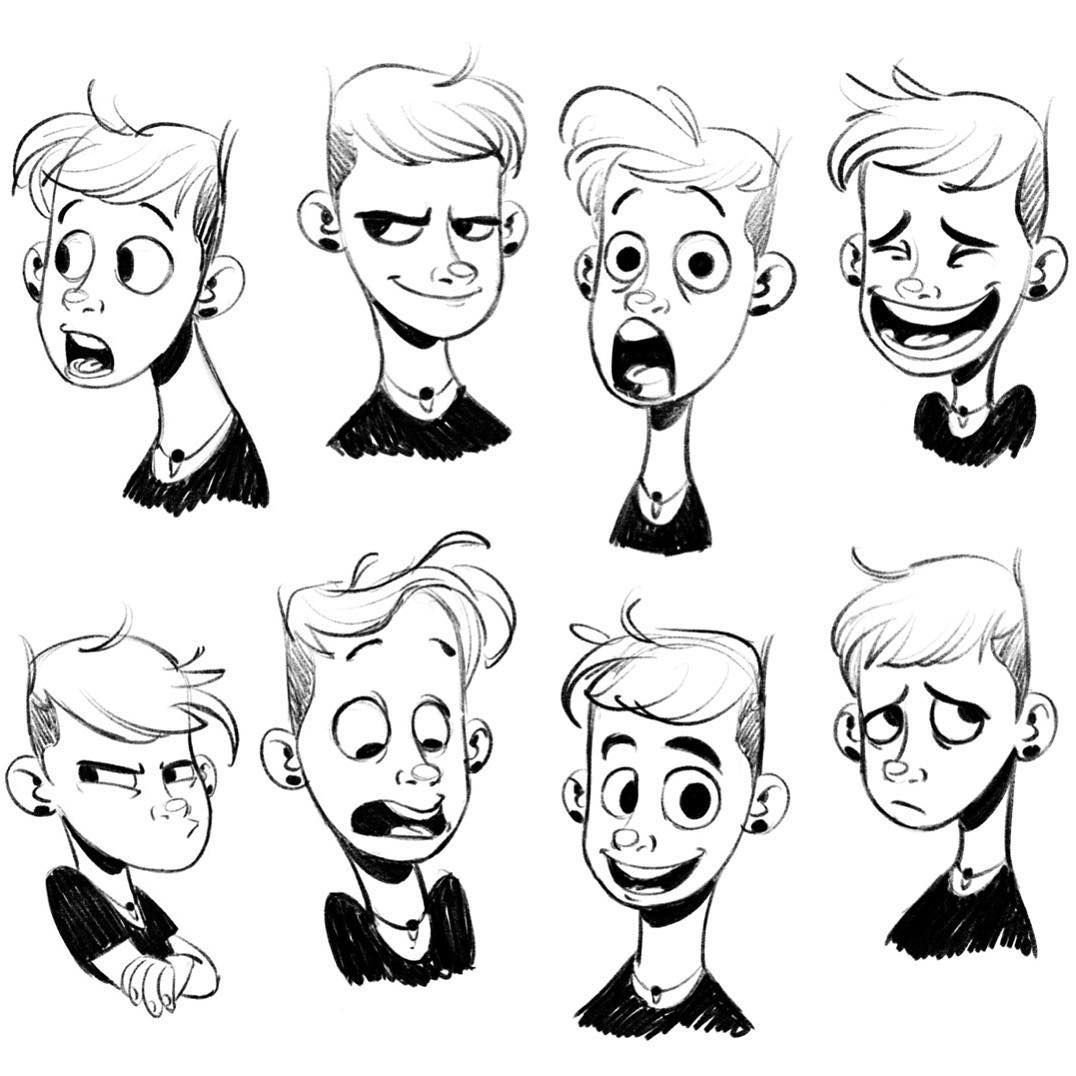 Рисунки мультяшных персонажей