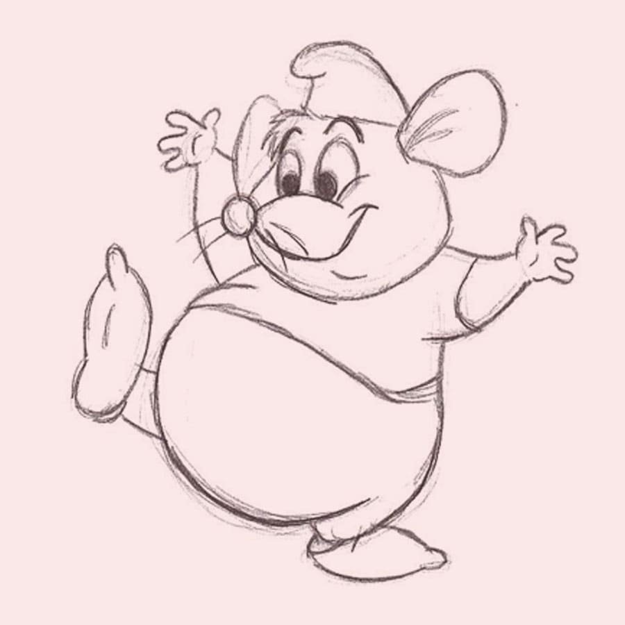 Персонажи Мики Маус норисовать