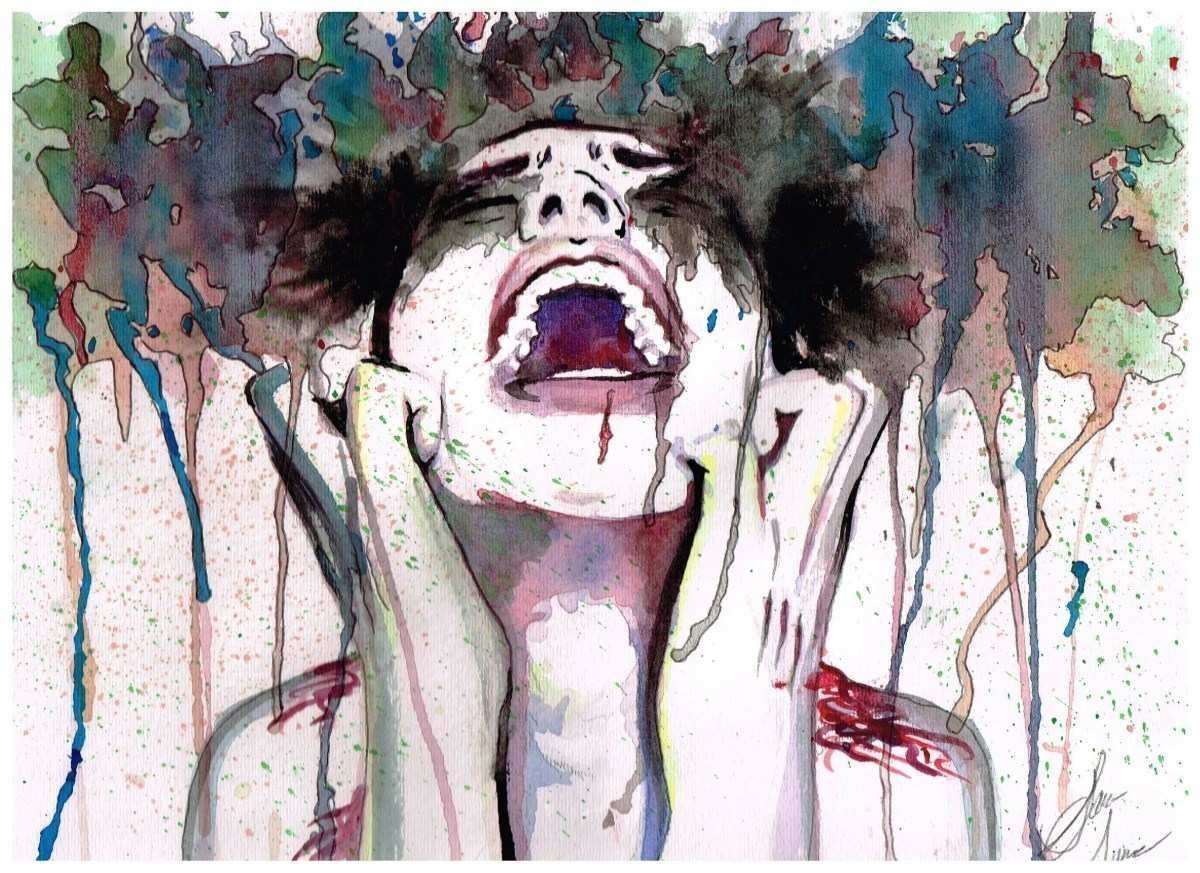 Нарисовать гнев и радость