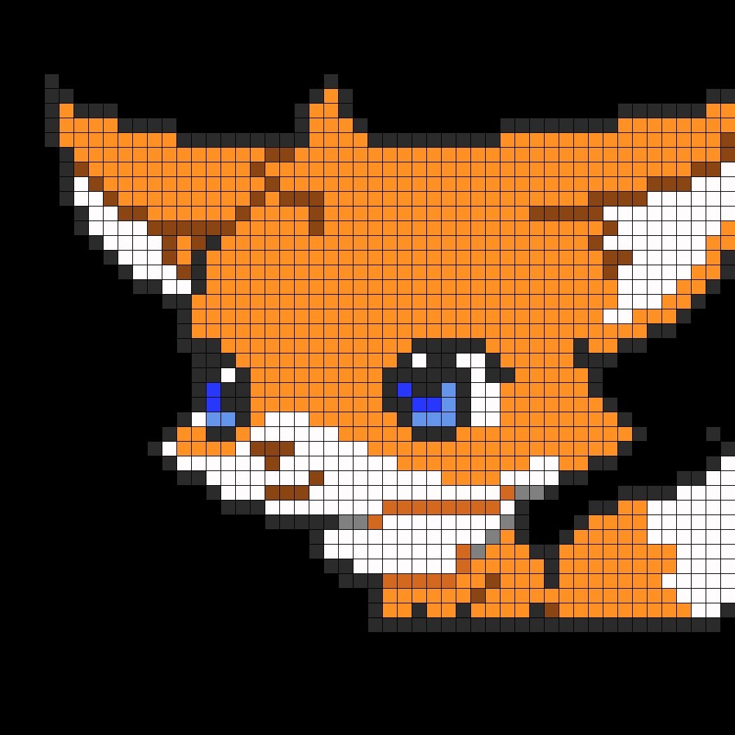 Жаккардовый узор Лисичка