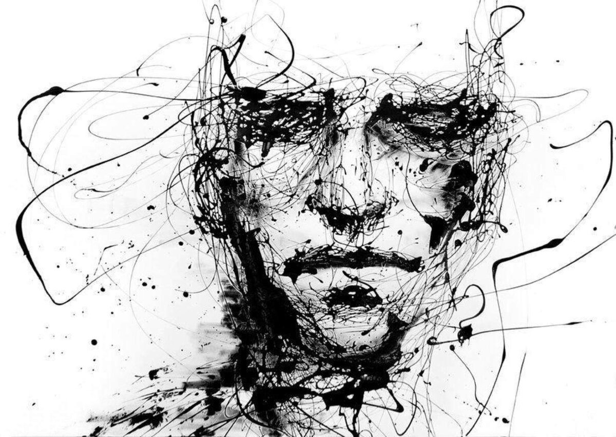 Орущая баба рисунок