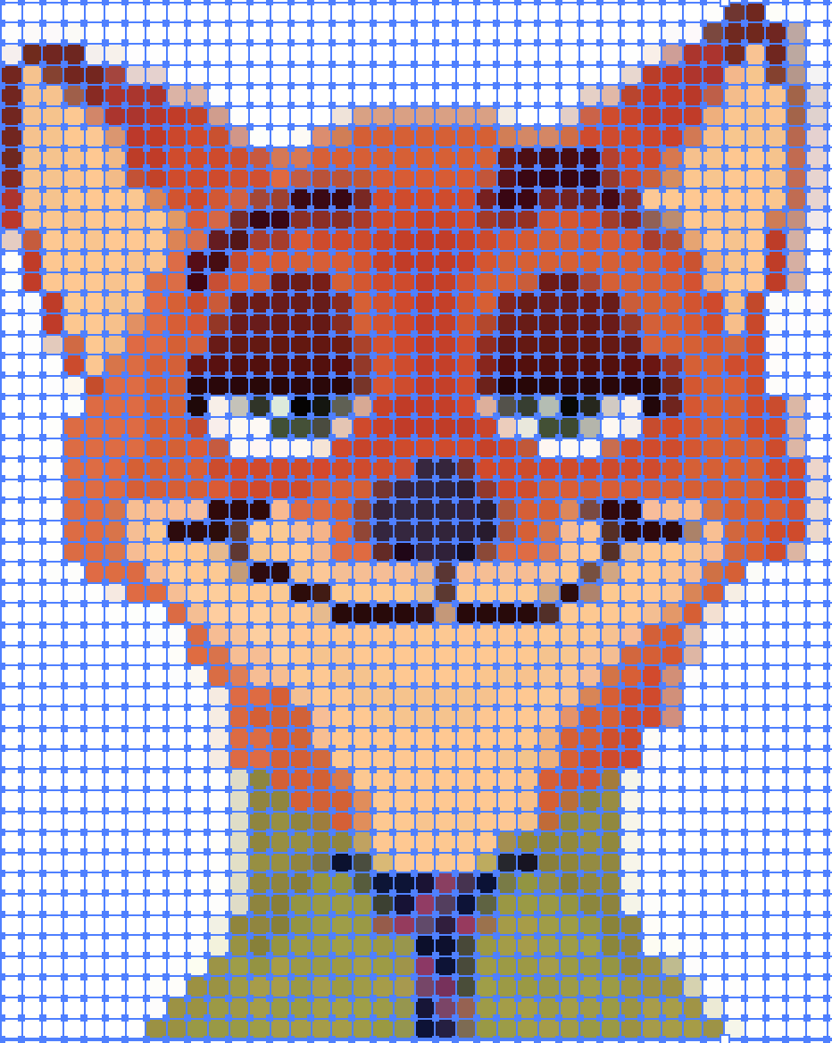 Пиксельная лиса