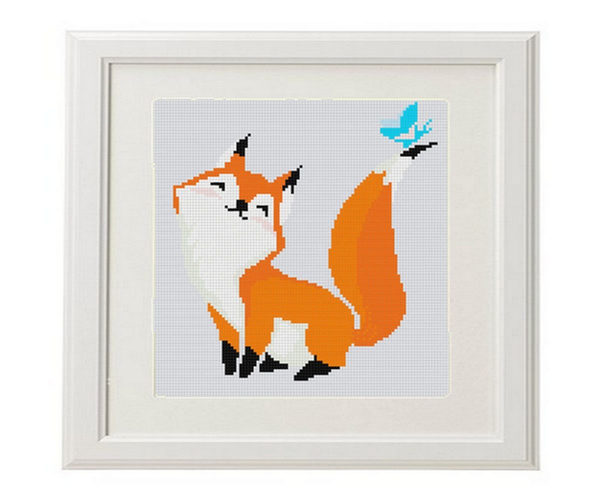 Волк по клеточкам