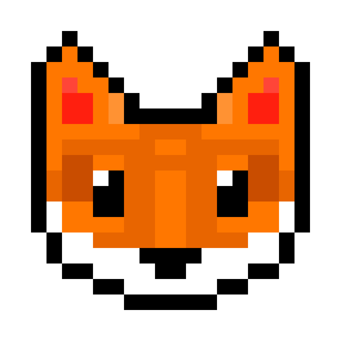 Схема вышивки Лисичка