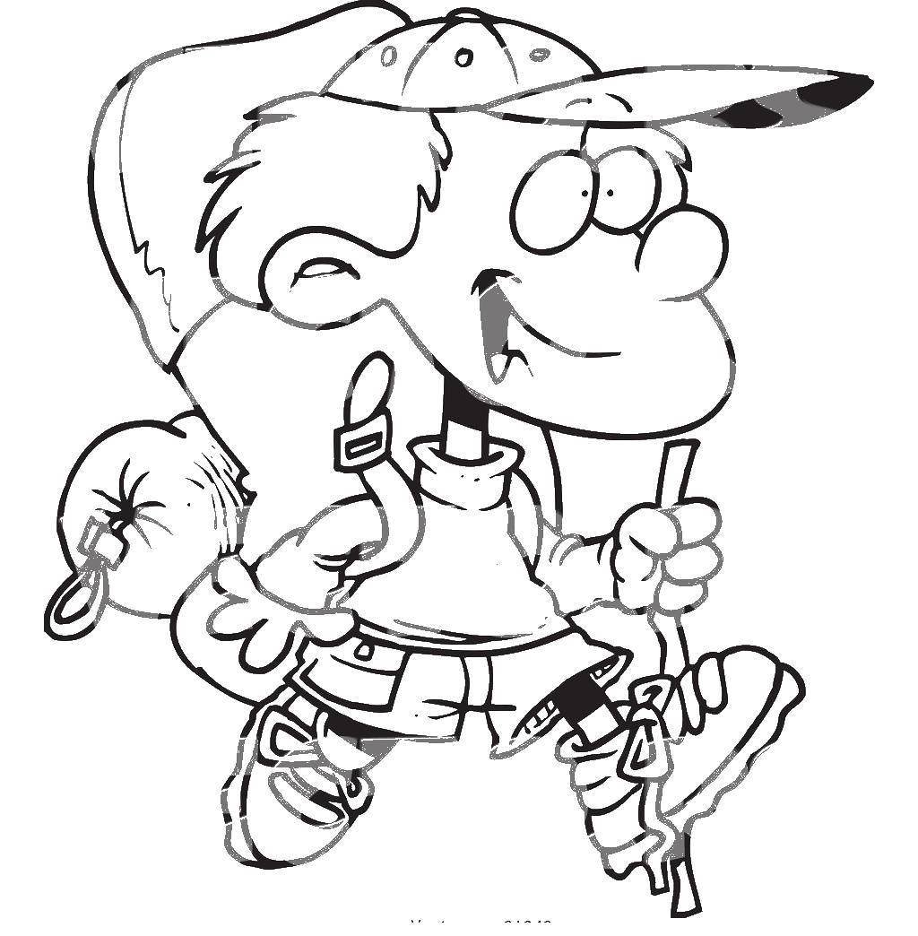 Путешествие раскраска для детей