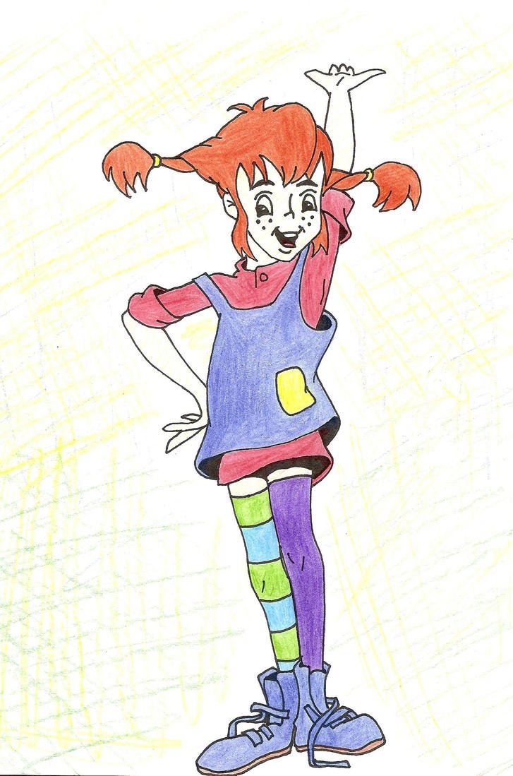 Лошадь Пеппи длинный