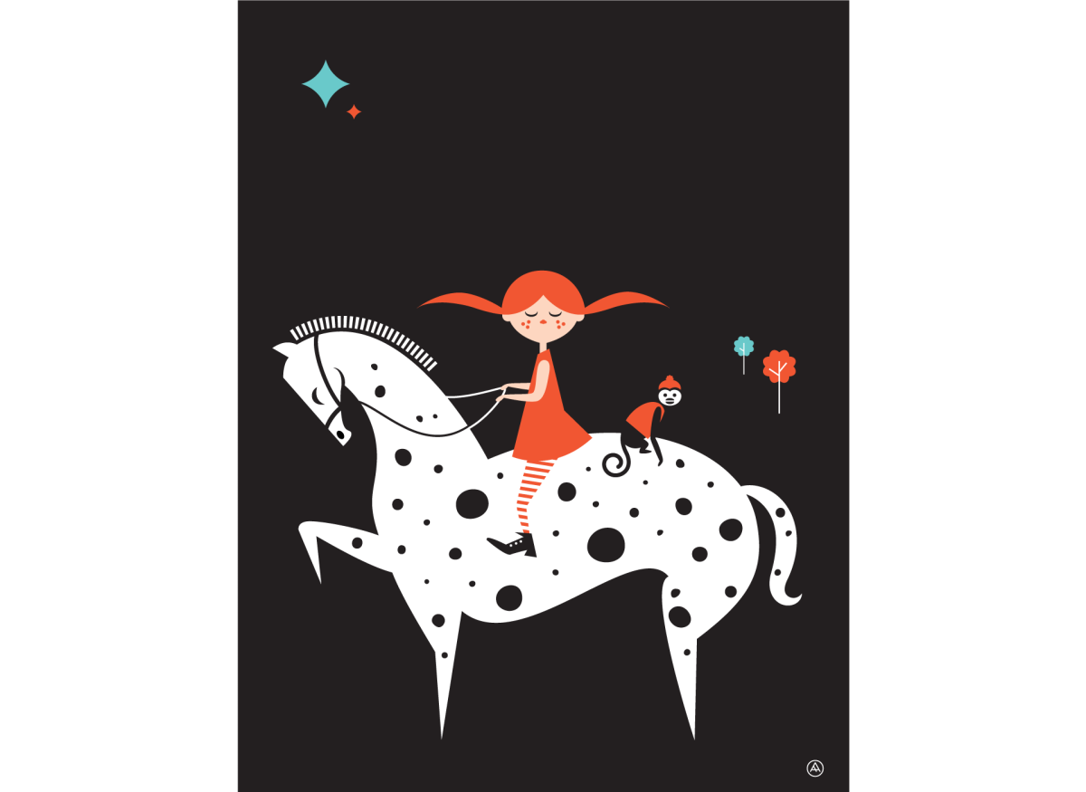 Пеппи длинный чулок