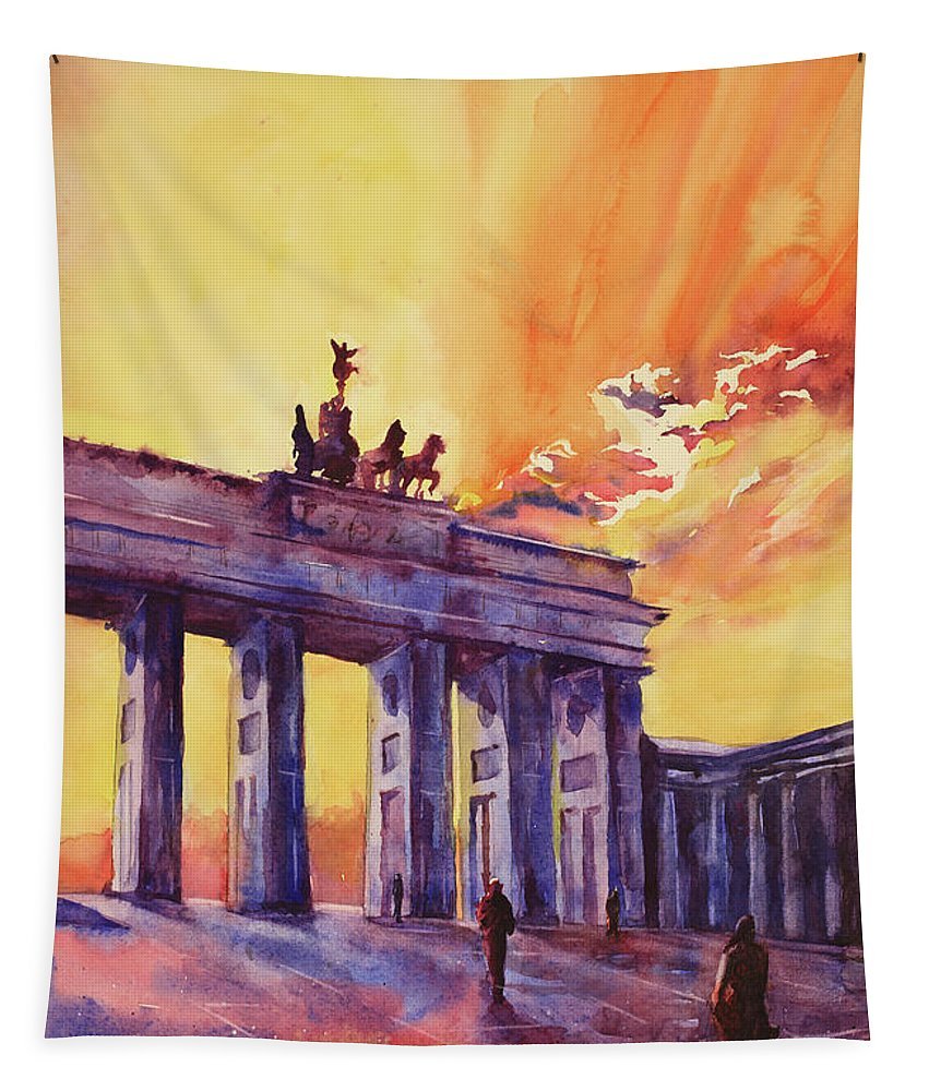 Берлин живопись Бранденбургские ворота