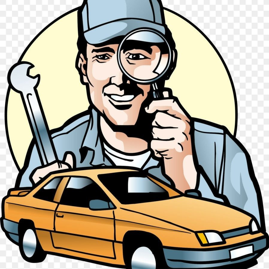 Мультяшный шиномонтажник