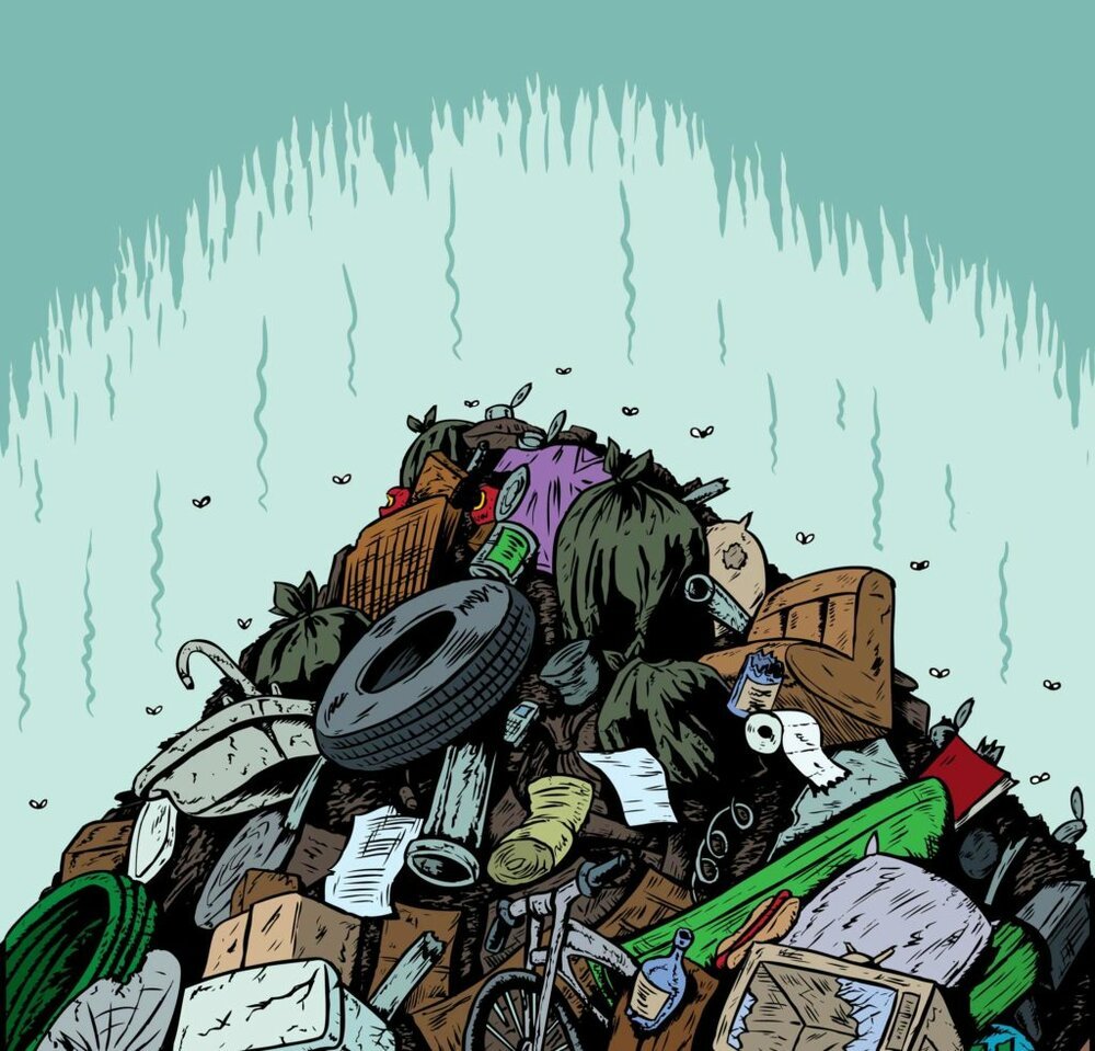 Свалка мусора арт