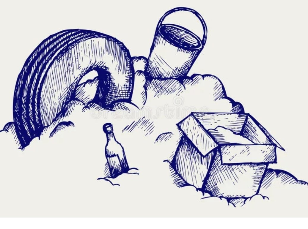 Мусор карандашом