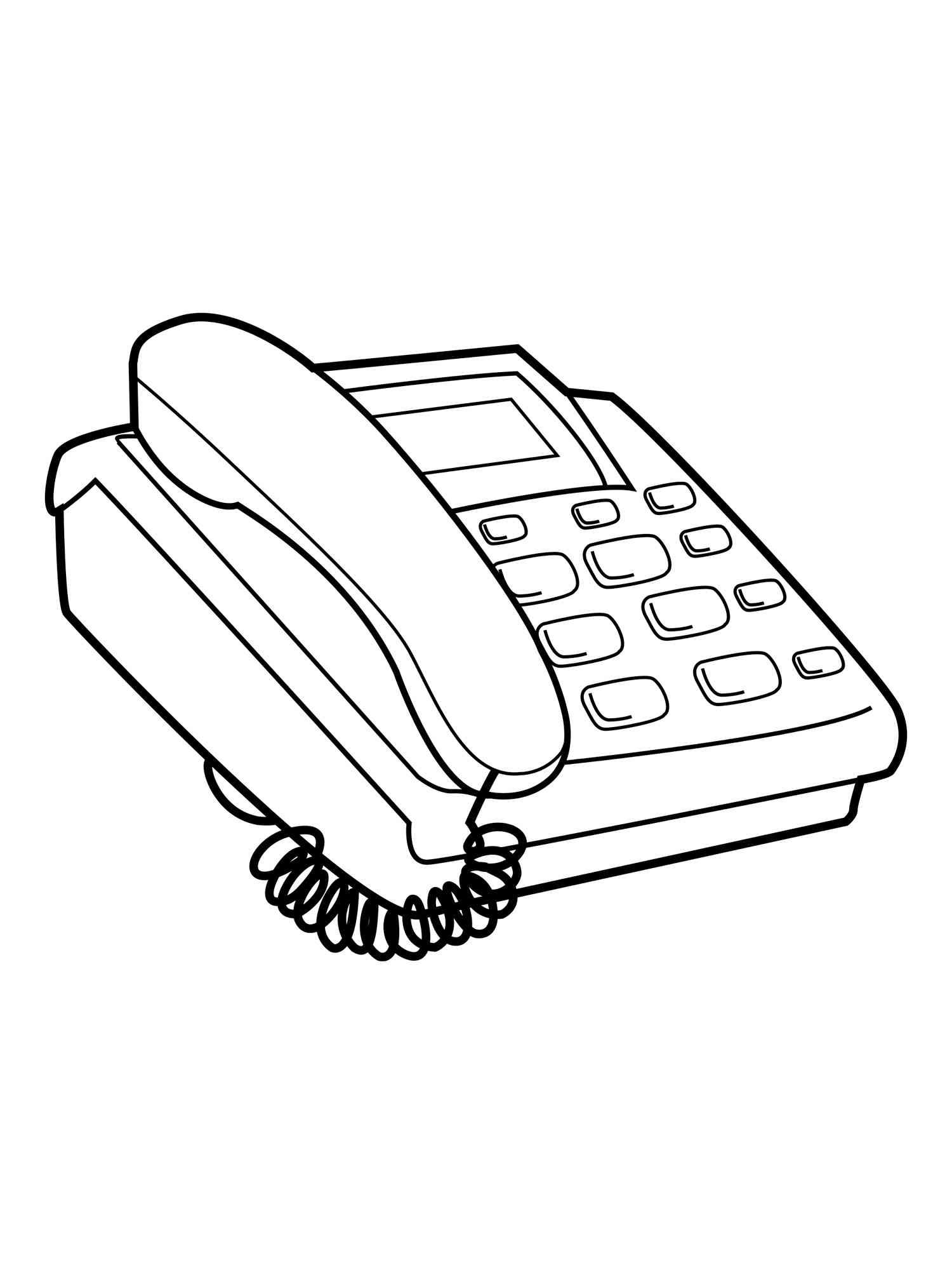 Телефон page. Изображение телефона. Раскраска тeлeфон. Сотовый телефон рисунок. Телефонный аппарат схематично.