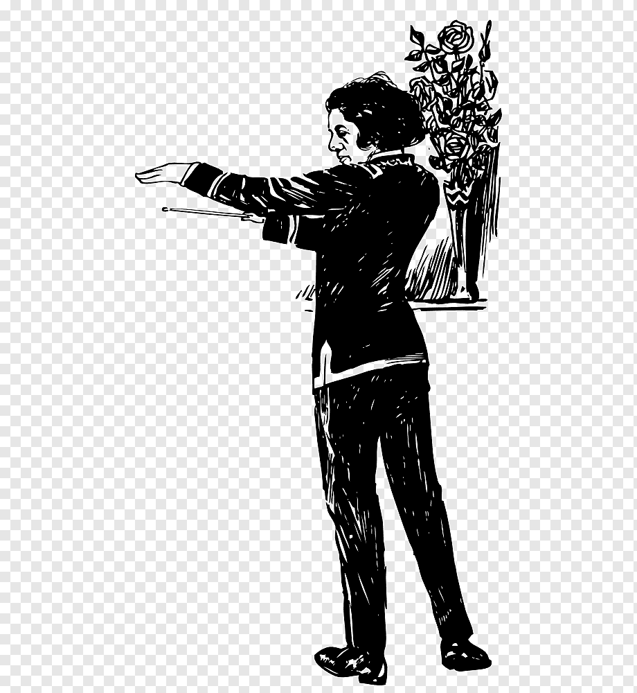 Дирижер со спины