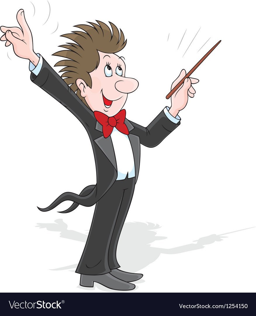 Дирижер мультяшный