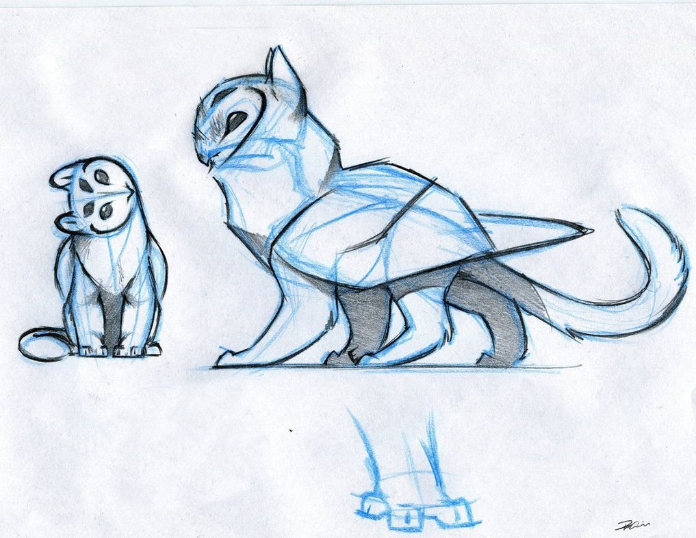 Срисовки мистических животных