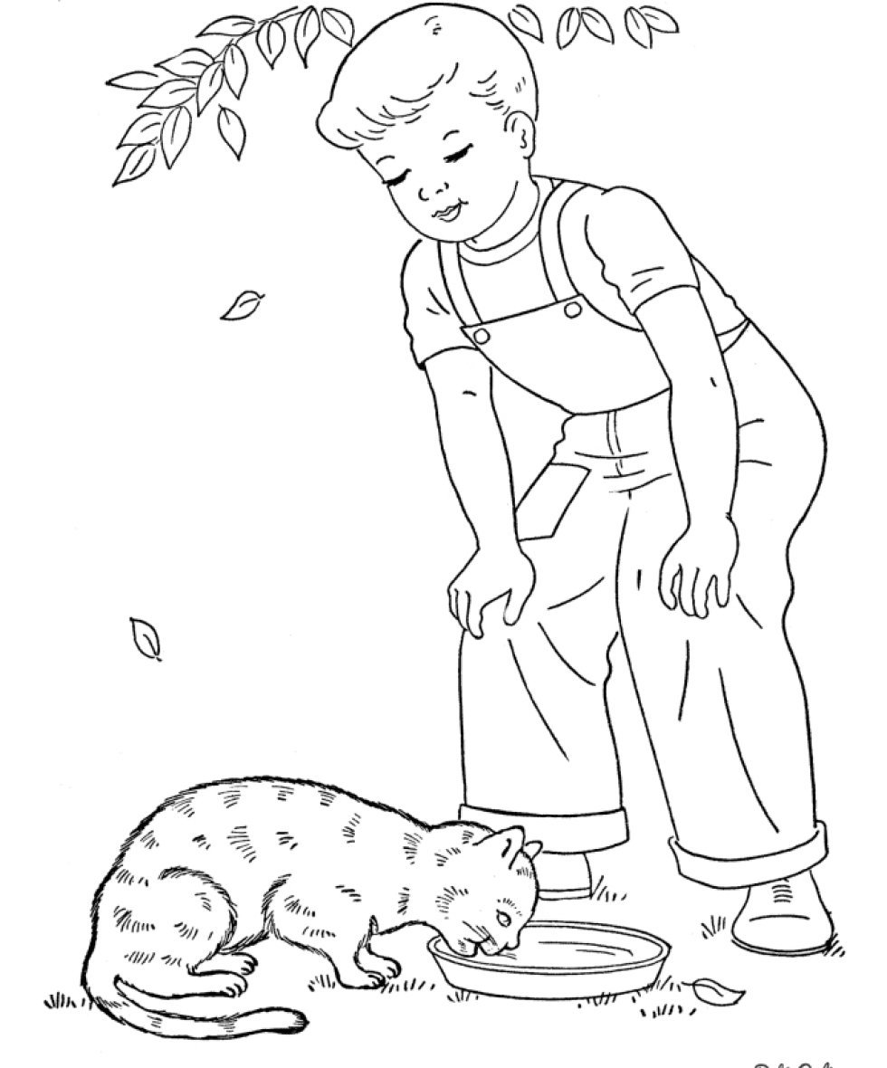 Добрые дела раскраски для детей