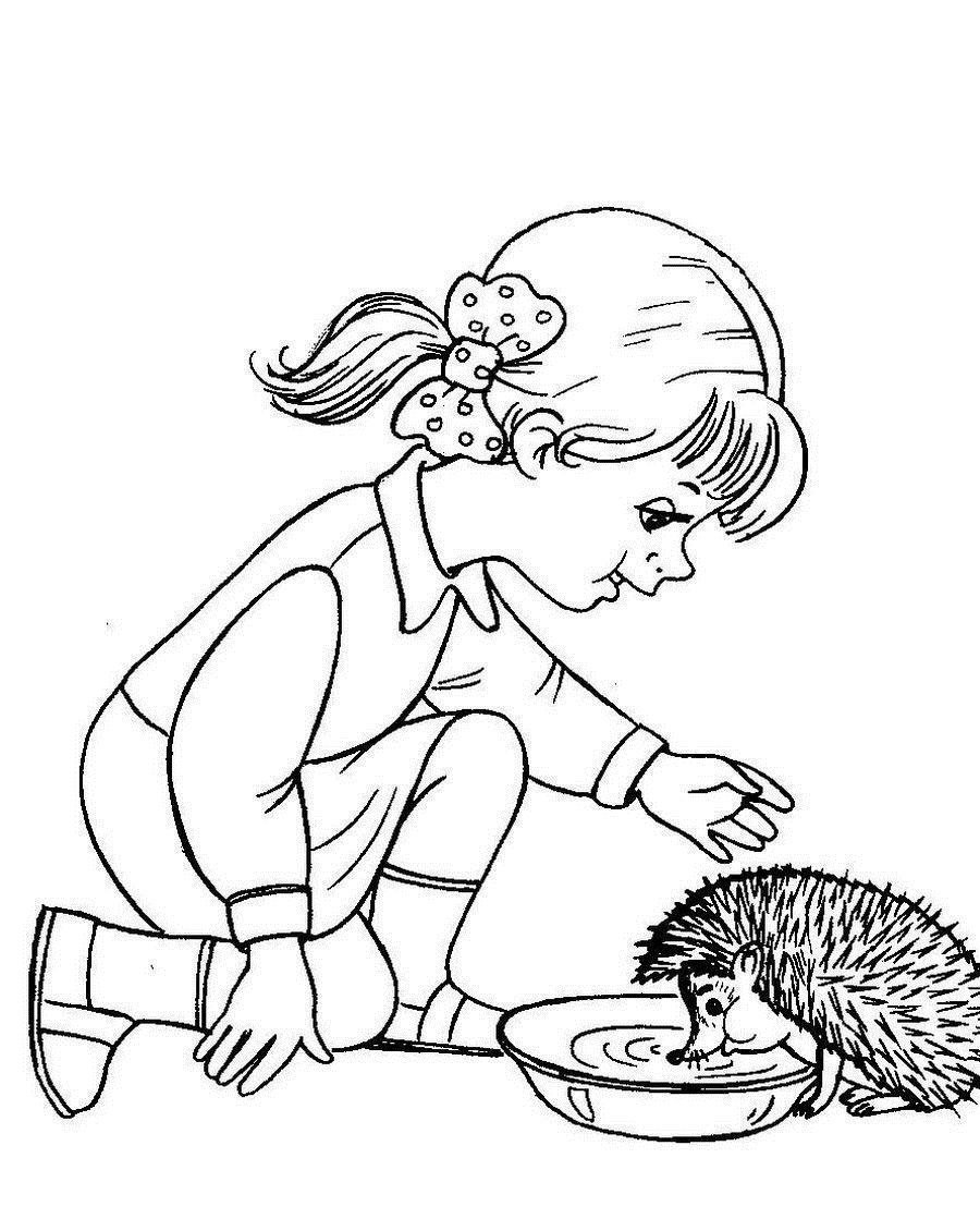 Раскраска на экологическую тему для детей