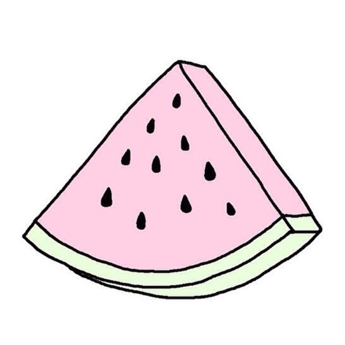 Кусочек арбуза стикер