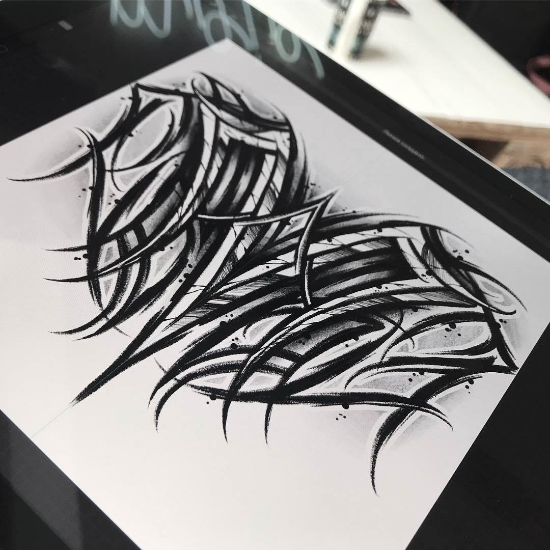 Эскизы на шею