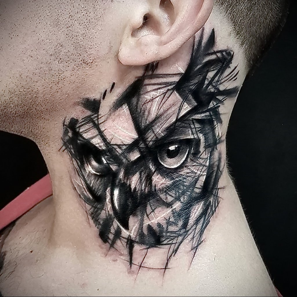 Эскизы тату на шею