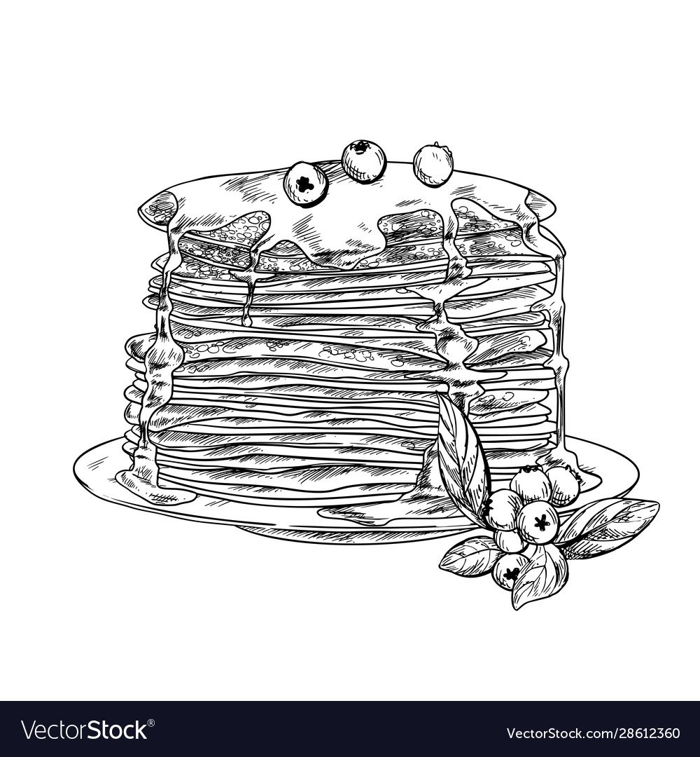 Блины эскиз