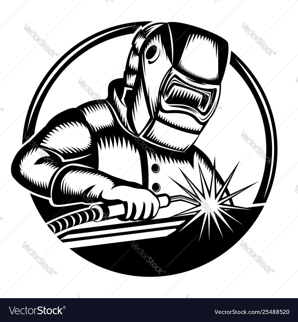 Сварщик рисунок