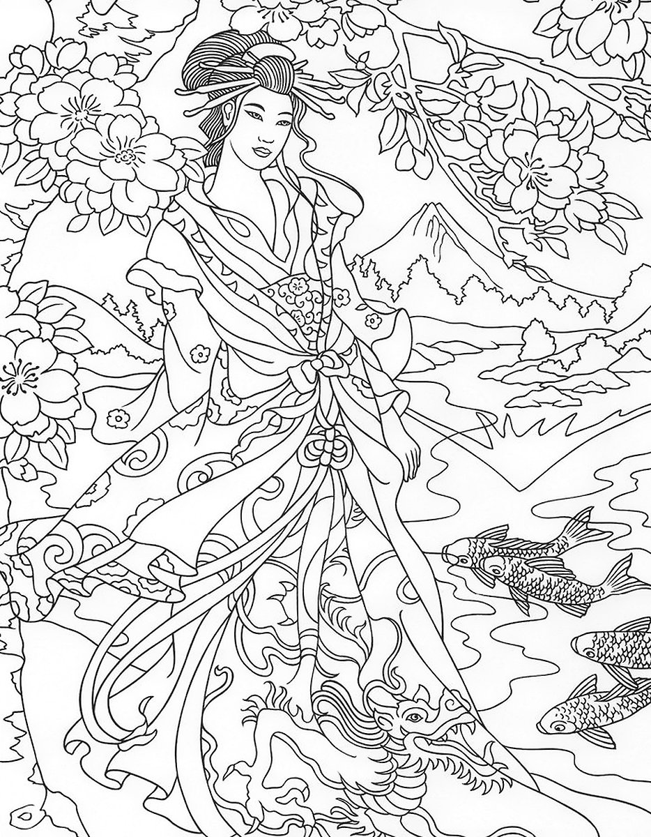 Раскраски восточные