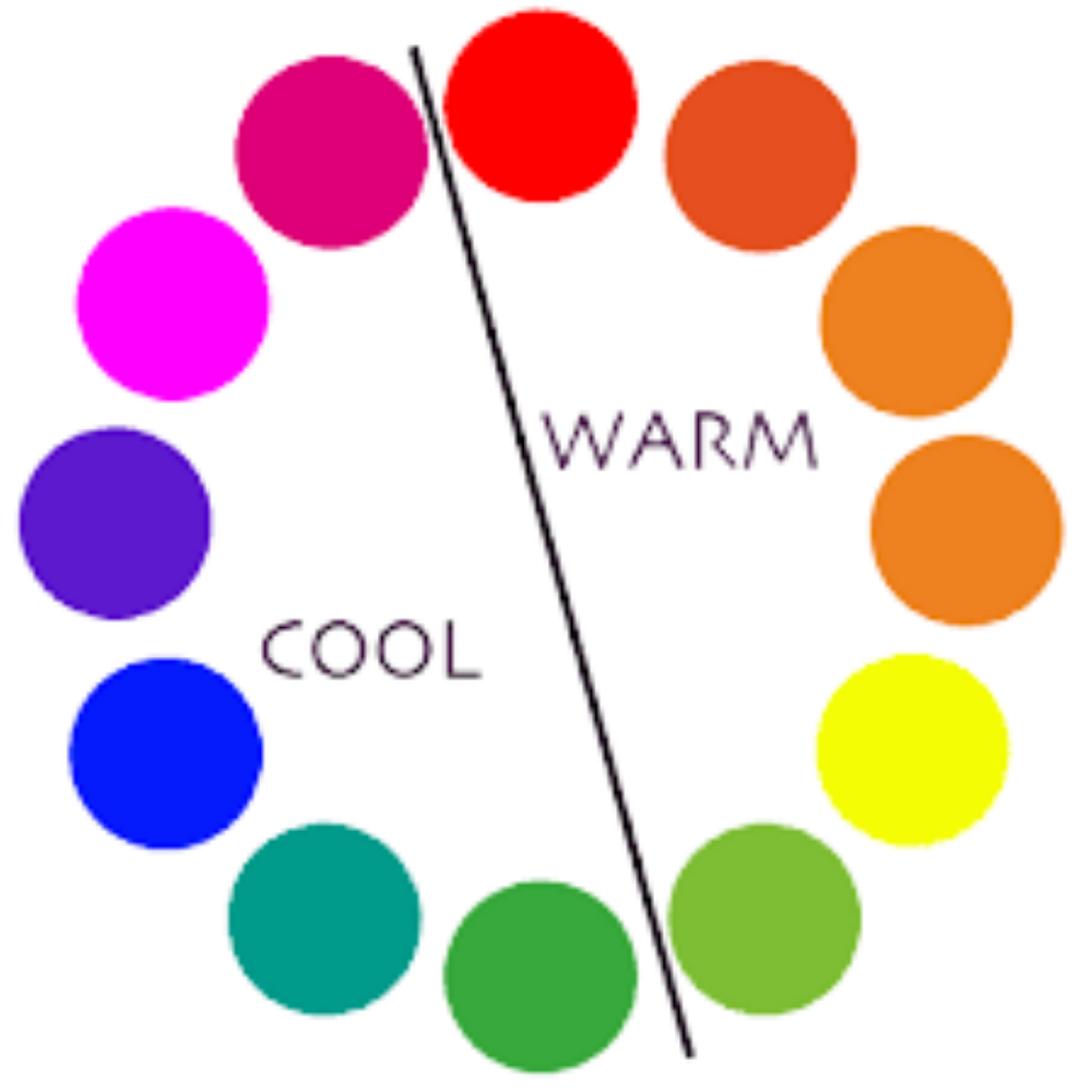 Теплые и холодные цвета