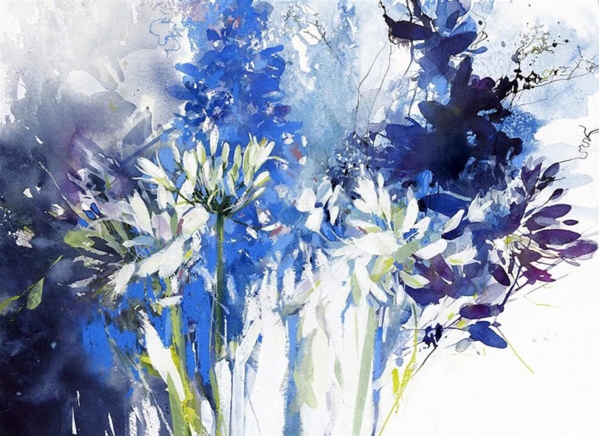 Абстрактная акварель