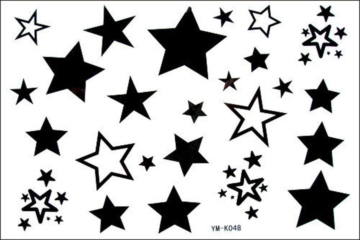 Трафарет Звёздочки