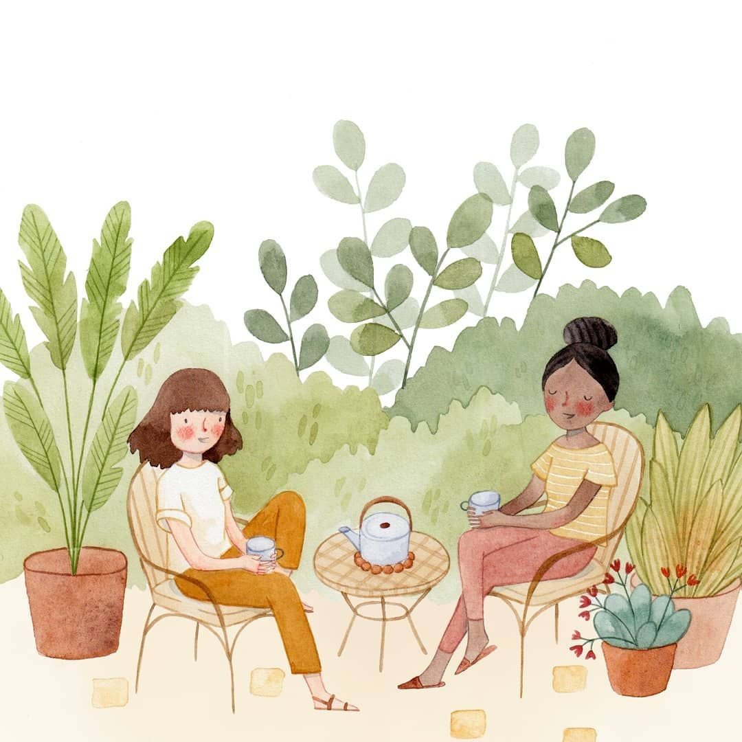 Человека хвалят иллюстрация Пинтерест