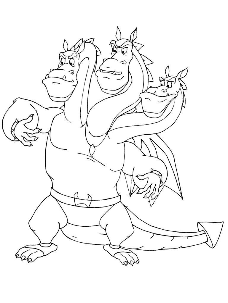 Раскраска три богатыря Васнецов