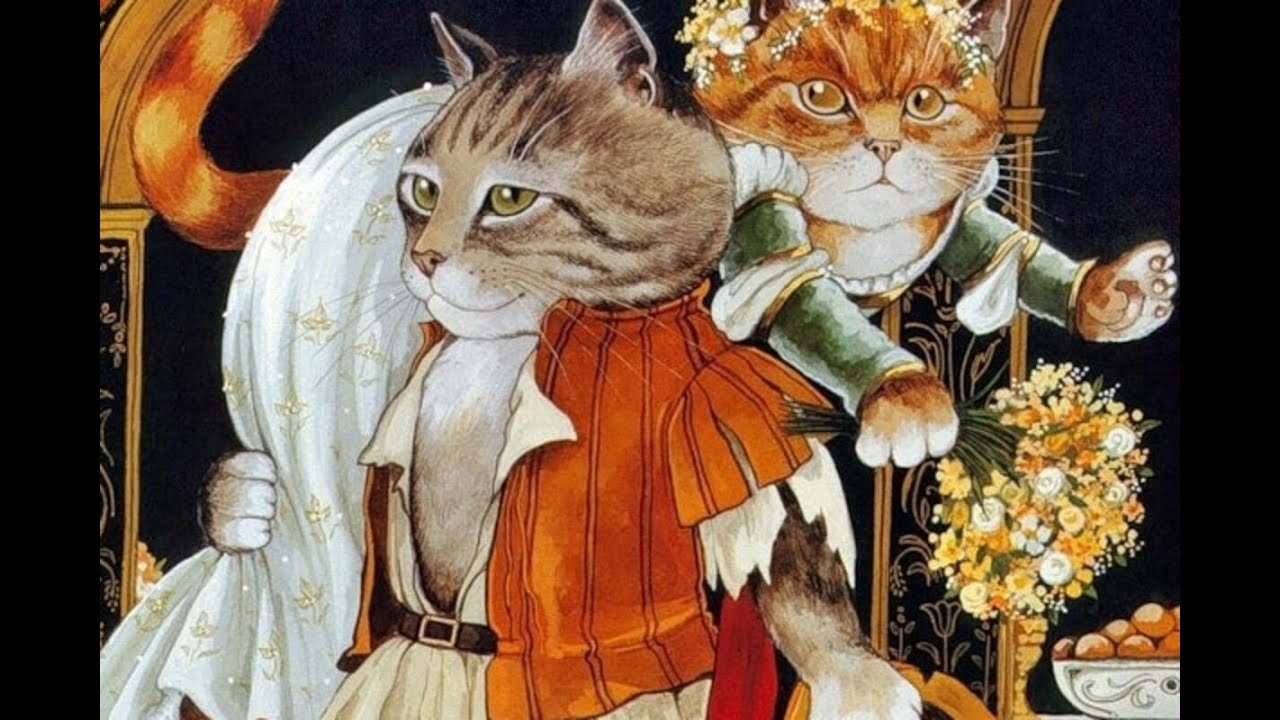 Кошки выходят замуж. Сьюзен Херберт кошки. Коты живопись Сьюзен Херберт. Сказочный кот. Коты в свадебных нарядах.